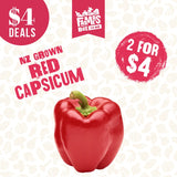 CAPSICUM RED EACH (Whero Kaupapa)