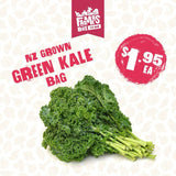 KALE CURLY GREEN BAG (kare mingimingi kakariki)