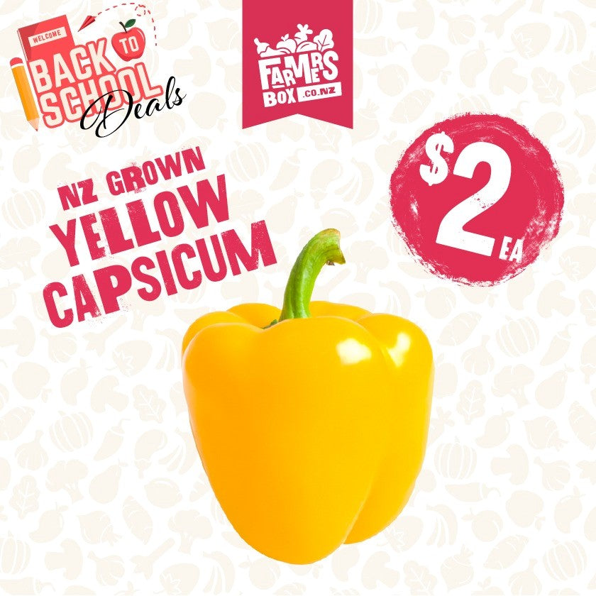 CAPSICUM YELLOW EACH (Kowhai Kaupapa)