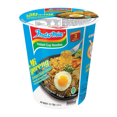 INDOMIE CUP NOODLES BBQ CHICKEN 75 GM - Pasta, Sauces & Dips -    Farmers Box.