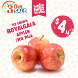 APPLES ROYAL GALA 2KG BAG (aporo royal gala)