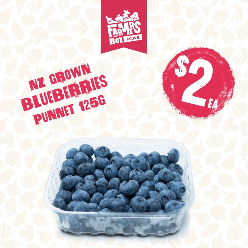 BERRIES BLUEBERRIES PP (NZ) 125G PUNNET (Turutu)