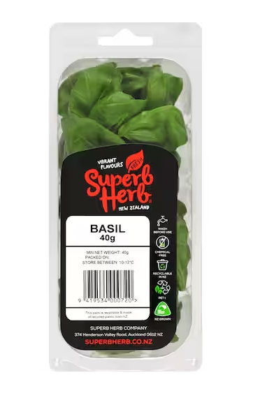 HERBS CUT BASIL SH PP 40G - Herbs & Spices -    Farmers Box.