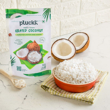 Frozen Grated Coconut 315g - South Indian Frozen -    Farmers Box.