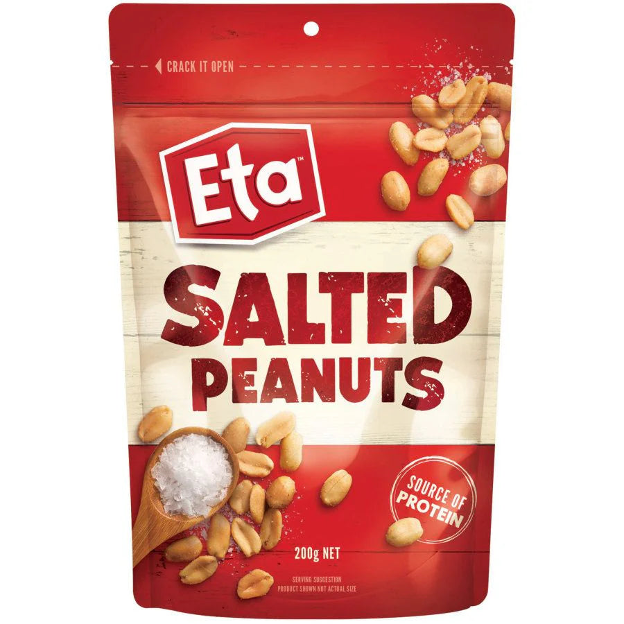 ETA SALTED PEANUTS 200 GM - Dried Fruits/Fruit Bars -    Farmers Box.