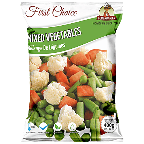 Bombaywalla Frozen Mix Vegetables 1kg - Frozen Fruits & Veggies -    Farmers Box.