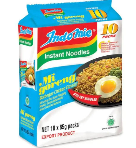 Indomie Mi Goreng Barbeque Chicken Noodles 10 x 85g