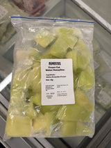 FROZEN CUT MELON HONEY DEW FRUIT 1 KG