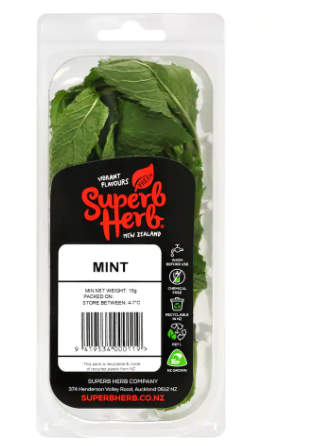 HERBS CUT MINT S/H PP 40G - Herbs & Spices -    Farmers Box.