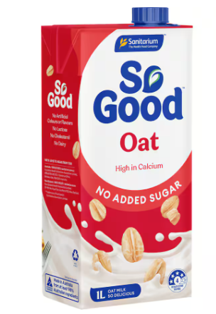 OAT MILK SO GOOD NO ADDED SUGAR 1L