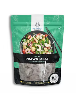 FROZEN 1KG PRAWN RAW MEAT 60/80