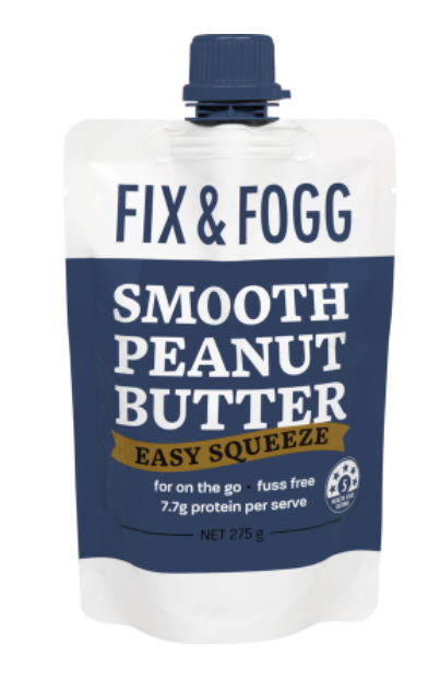 Fix & Fogg Smooth Peanut Butter Easy Squeeze 275g