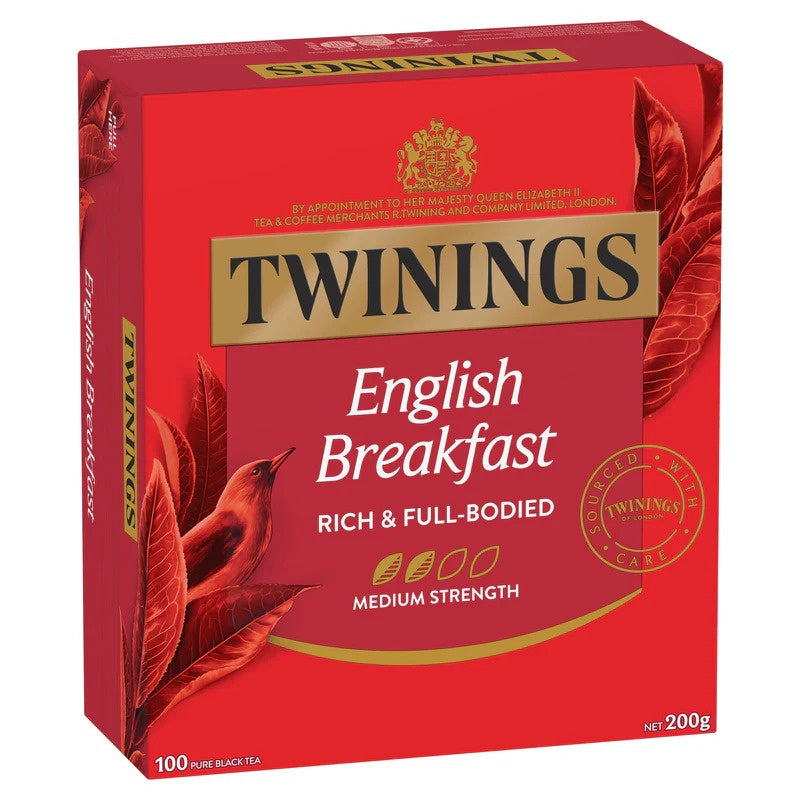 Twinings English Breakfast Tea Bags 100S -  -    Farmers Box.