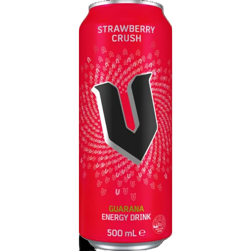 V Strawberry Crush Energy Drink 500ML -  -    Farmers Box.