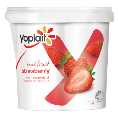 Yoplait Yoghurt Strawberry 1kg - Dairy & Eggs -    Farmers Box.