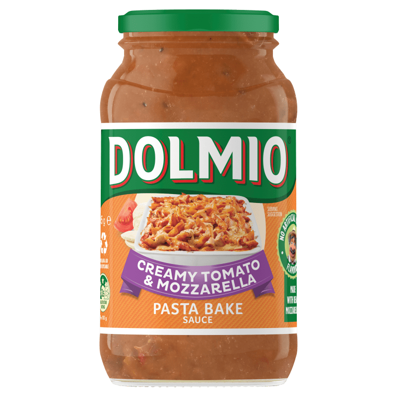 DOLMIO PASTA BAKE CREAMY TOMATO/MZL 495GM