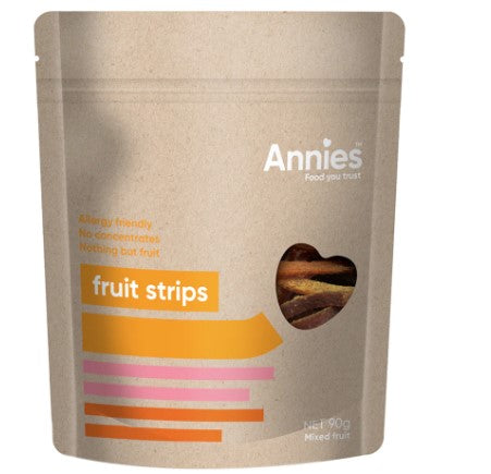 ANNIES FRUIT STRIPS MIXED 90G - F&V -    Farmers Box.